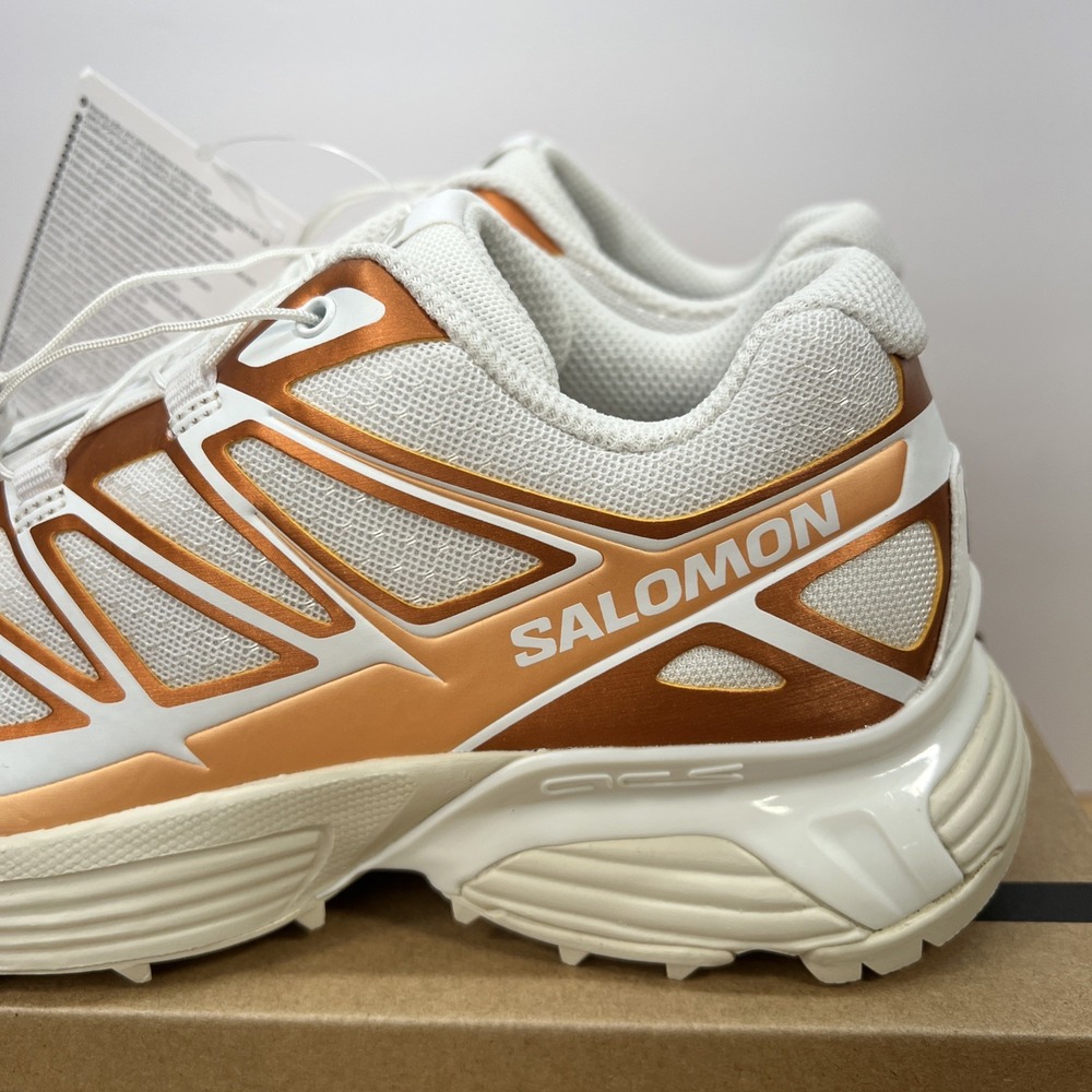 Salomon XT Pathway Metallic Hiking Shoes Women's 5.5 Men's 4.5 White‎ Copper - Picture 2 of 11